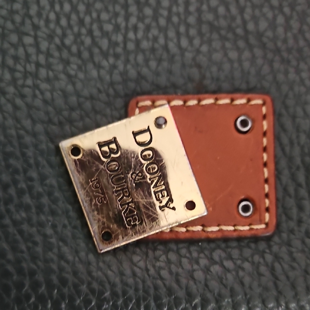 Dooney & Bourke Teal and Brown Crossbody Bag - Picture 6 of 15